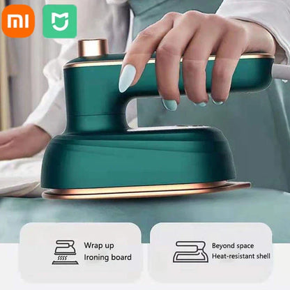 Compact Travel Steam Iron for Easy Garment Steaming