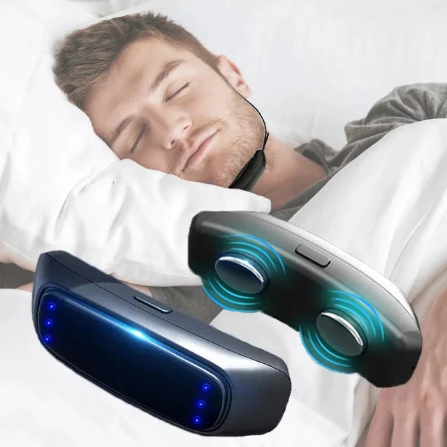 Adjustable Anti Snore Chin Support Strap Device