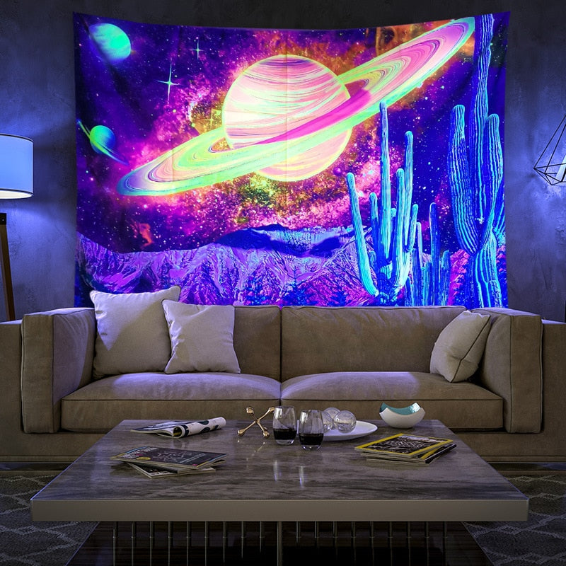 Vibrant Bright Wall Hanging Tapestry