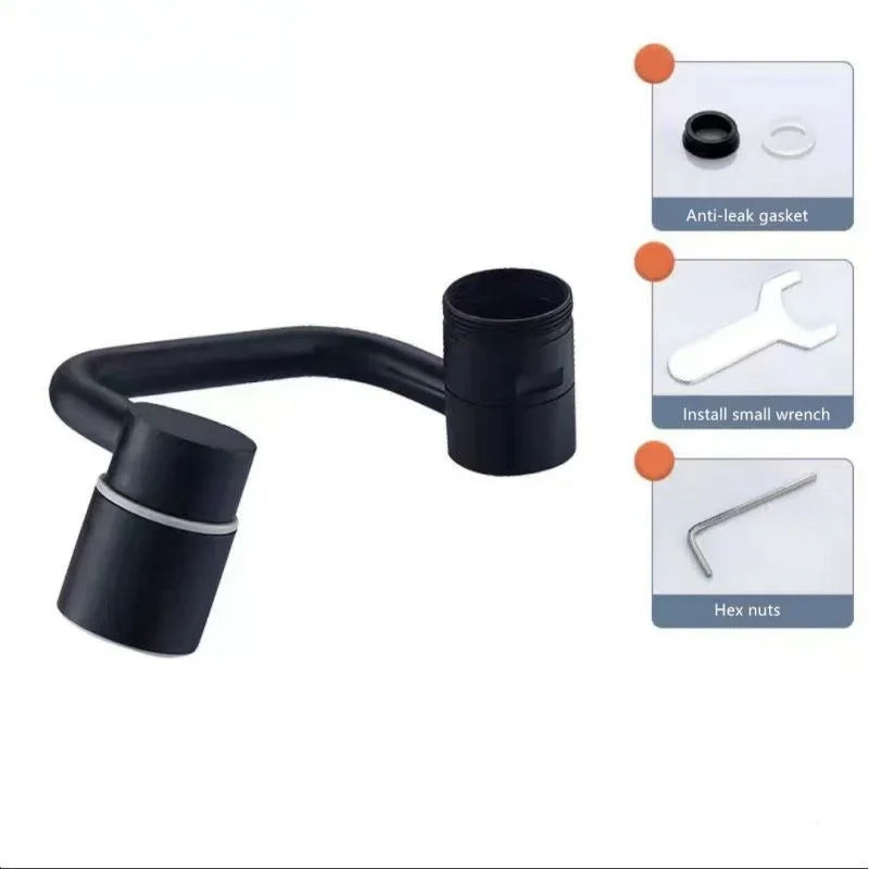 360 Degree Adjustable Faucet Extender Spray Nozzle
