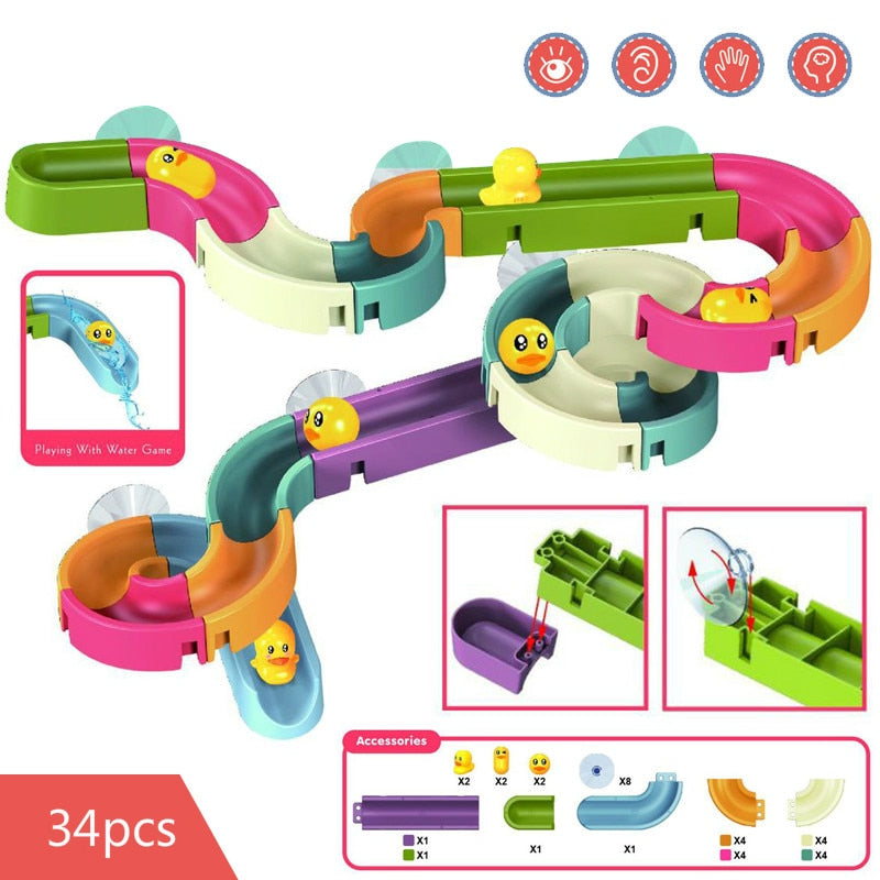 Fun Rubber Stacking Duck Bath Toys