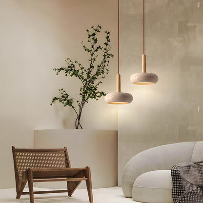 Classic Natural Stone Pendant Lamp