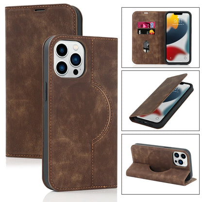 Slim Magnetic Phone Wallet Case with Wireless Charger