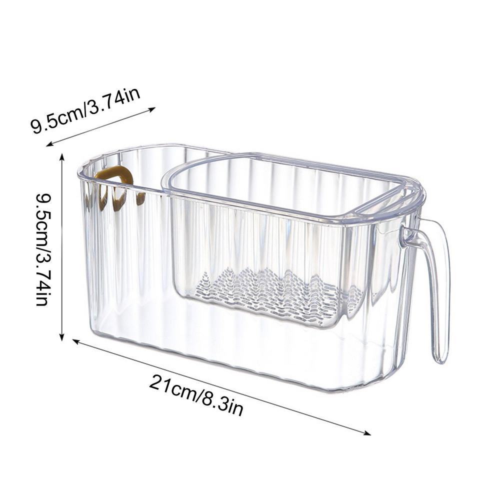 Transparent Two Tier Storage Basket