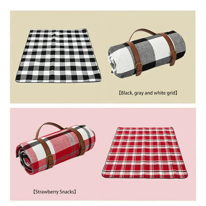 Waterproof Folding Picnic Mat with Handle Strap
