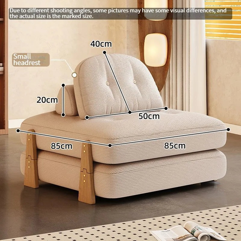 Space Saving Folding Sofa Bed with Mattress