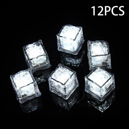 Vibrant Glow Ice Cubes for Drinks