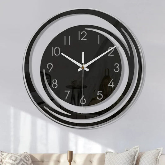 Simple White Quiet Wall Clock - Pexav