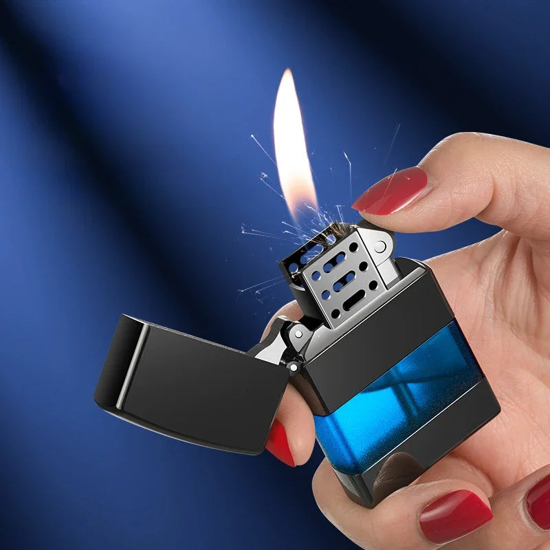 Classic Flame Heavy Duty Metal Lighter - Pexav