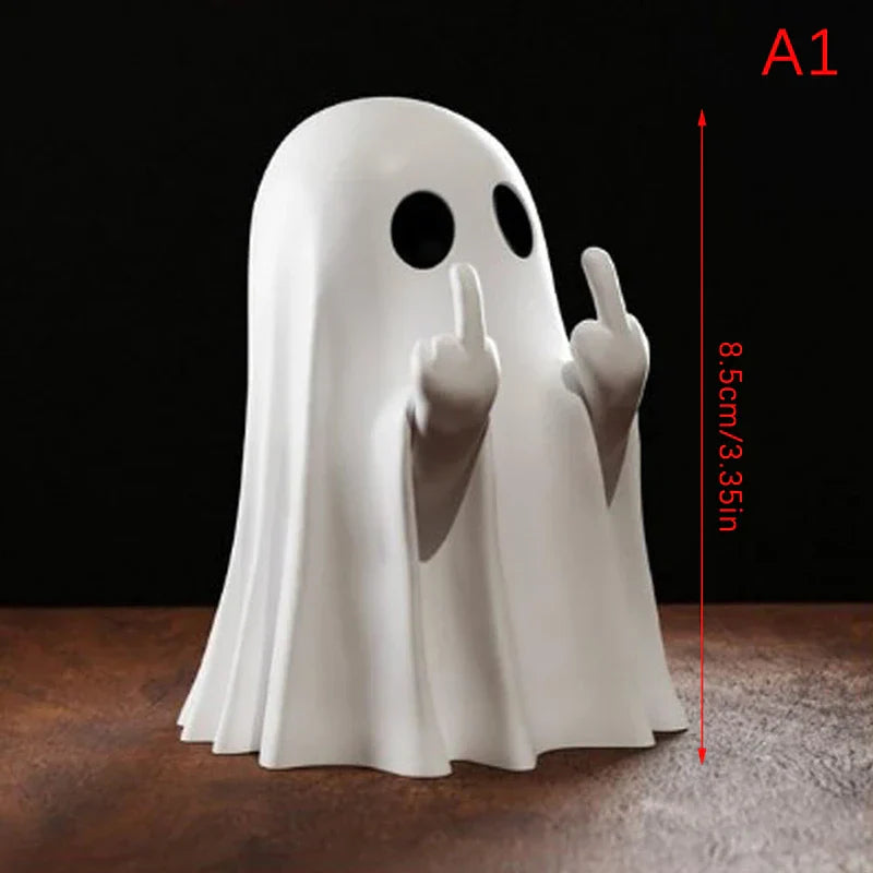 Friendly Spooky Ghost Home Decor Figures