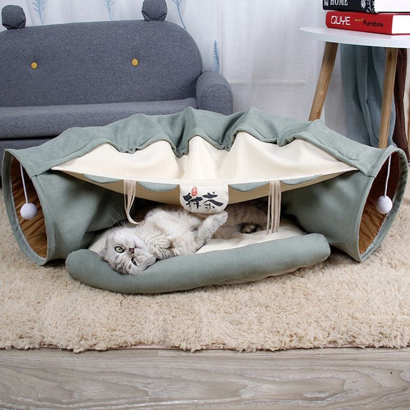 Collapsible Pet Play Tent Bed House - Pexav