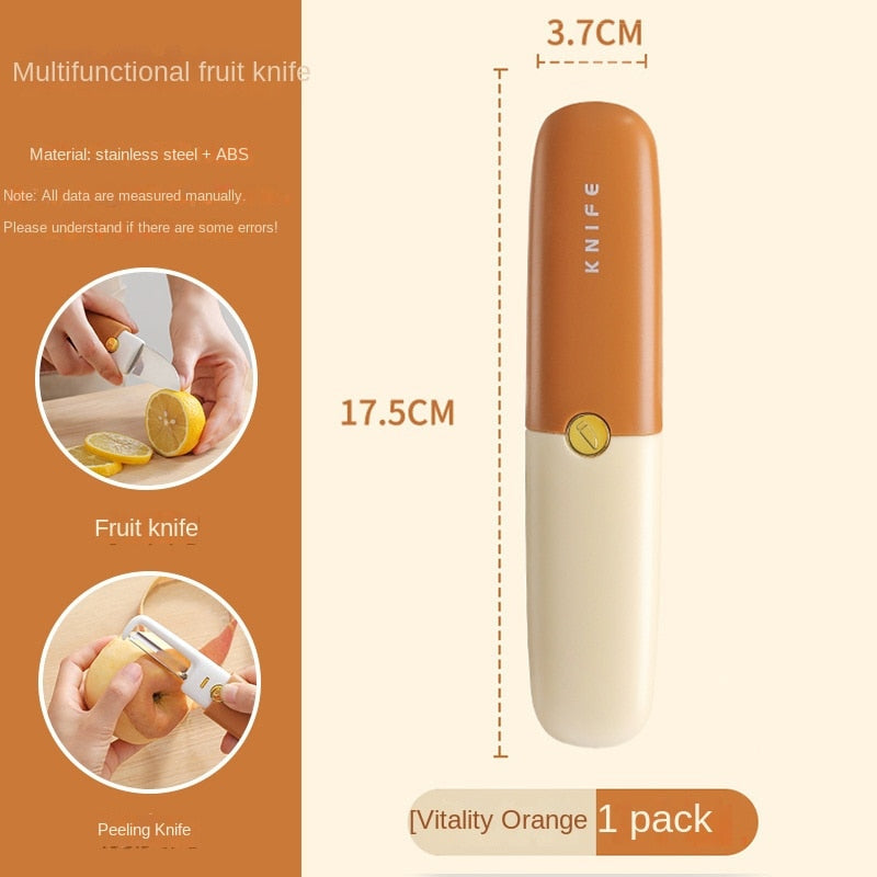 Compact Dual Peeler Mini Kitchen Knife