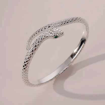Flexible Open Cuff Snake Women's Bracelet