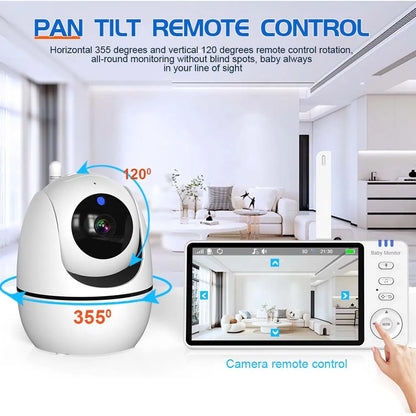 Compact HD Baby Video Monitor with Night Vision Camera