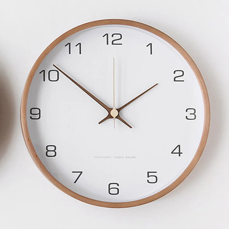Silent Modern Round Wall Clock for Home