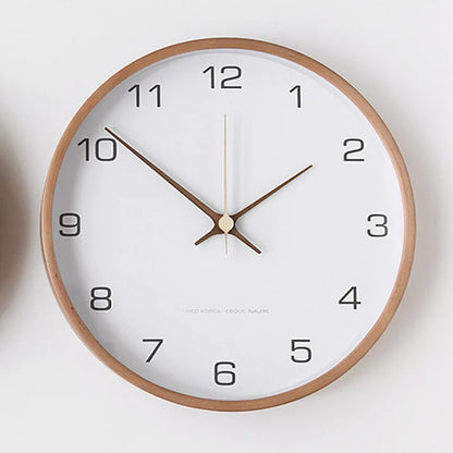 Silent Modern Round Wall Clock for Home