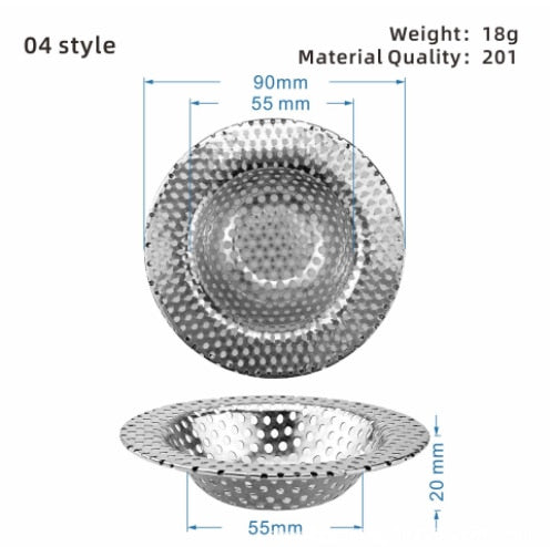 Easy Clean Kitchen Sink Strainer Filter