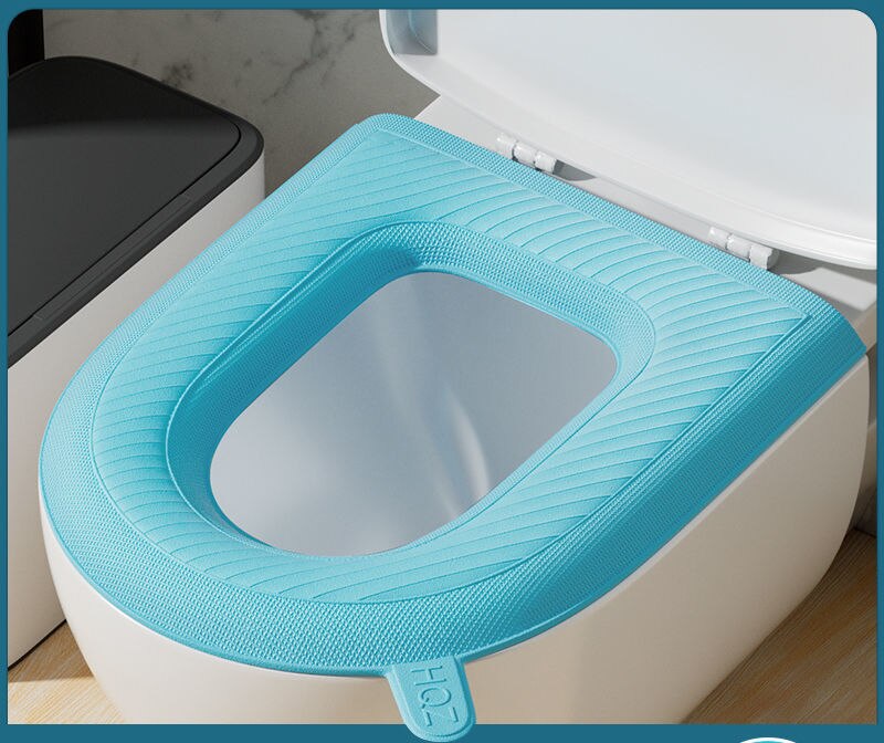 Elastic Easy Clean Bathroom Toilet Seat Cover