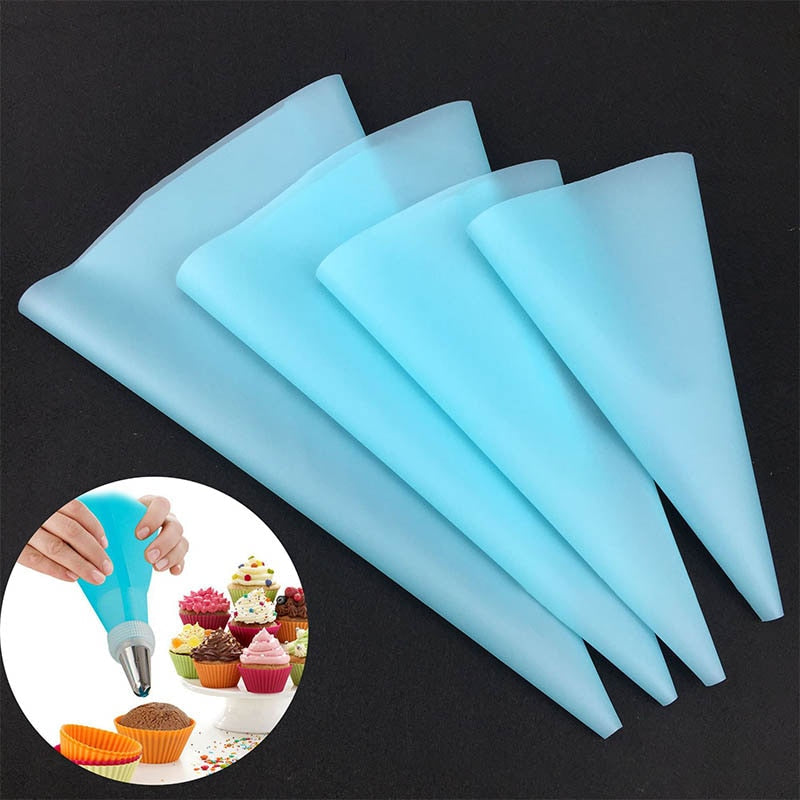 4Pcs Reusable Cake Decorating Piping Bags