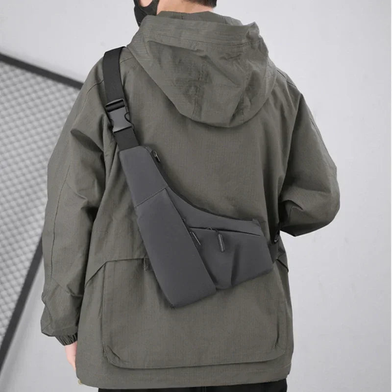 Secure Men's Genuine Leather Cross Body Bag - Pexav