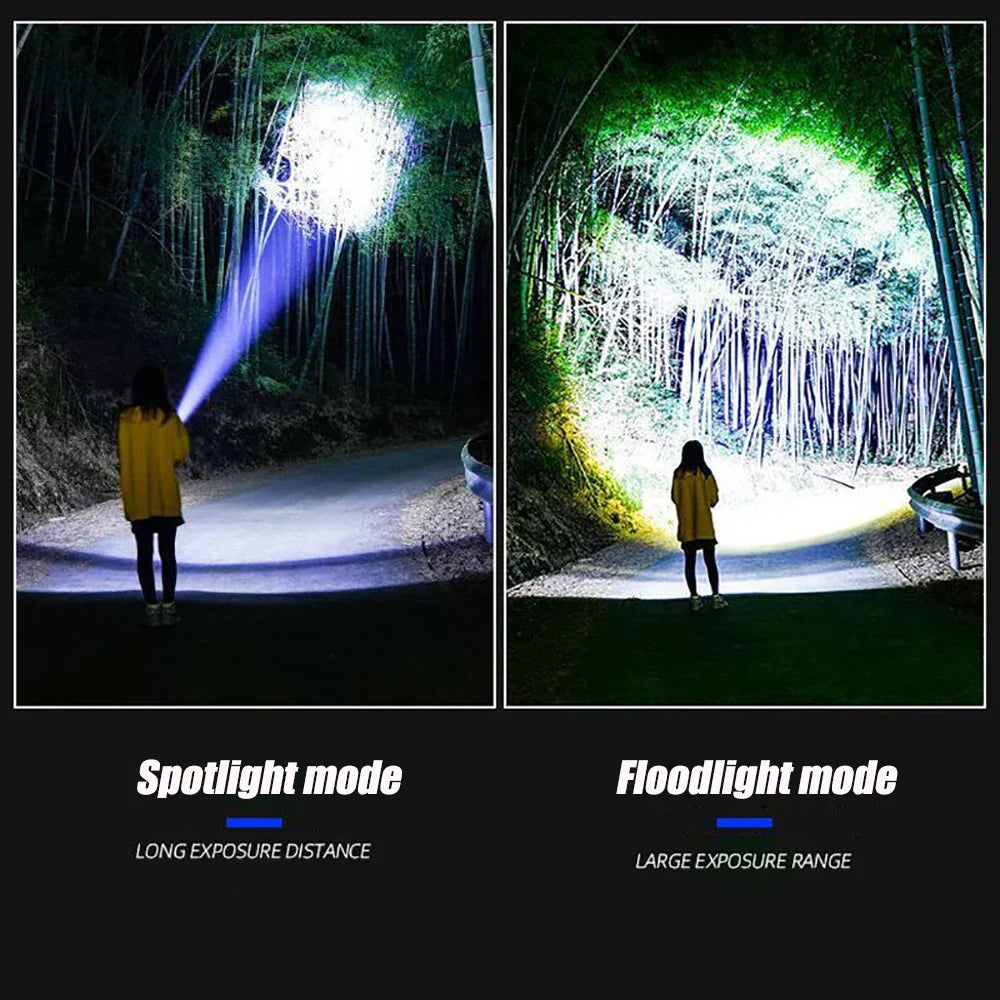 Bright 10000 Lumen LED Flashlight - Striker