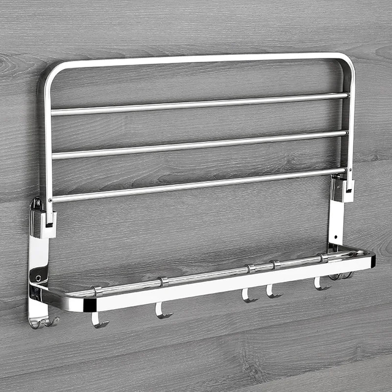 Space Saving Collapsible Steel Shower Rack