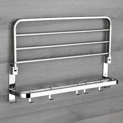 Space Saving Collapsible Steel Shower Rack