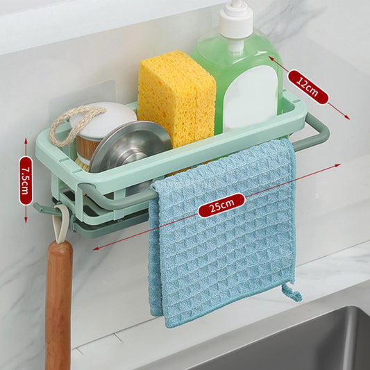Space Saving Kitchen Sink Storage Holder Rack - Pexav