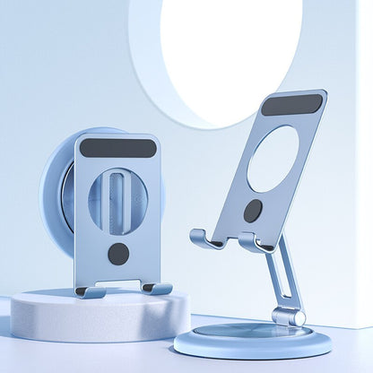 Adjustable Wooden Phone Stand with 360 Rotation