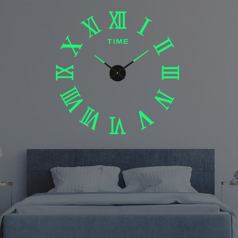 Quiet LED Glow Wall Clock - Pexav