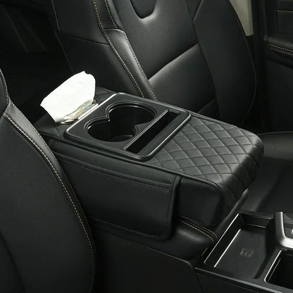 Premium Multi-Compartment Car Center Console Pad
