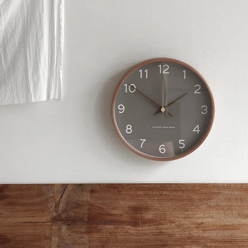 Silent Modern Round Wall Clock for Home