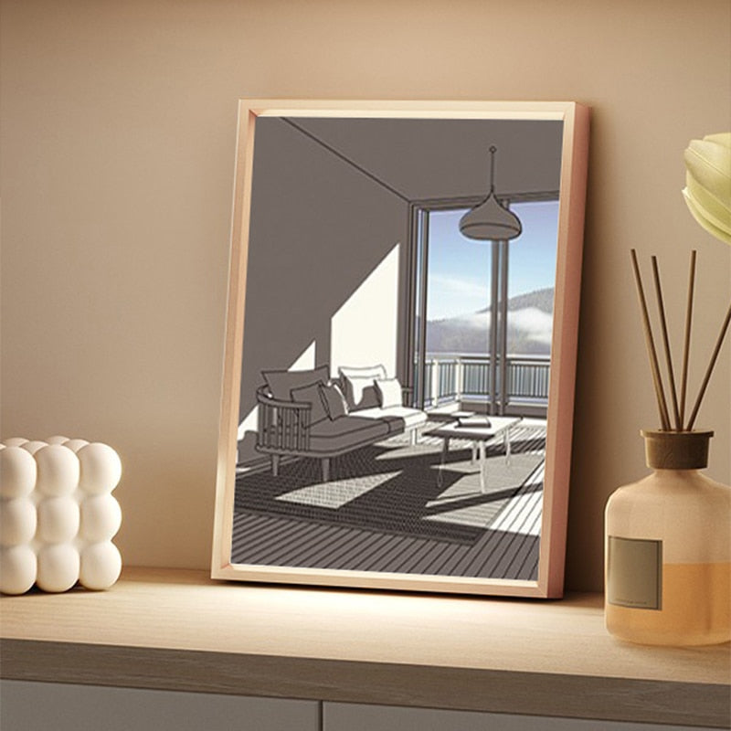 Colorful Modern LED Art Table Lamp - Pexav