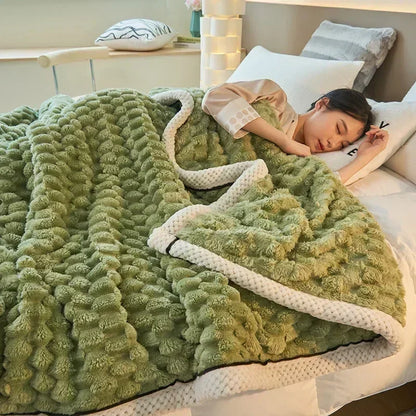 Soft Plush Fall Throw Blanket