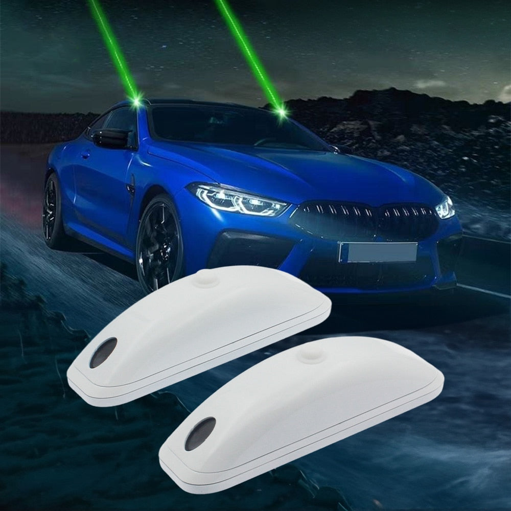 Wireless Laser Remote Control Car Warning Light System - Pexav