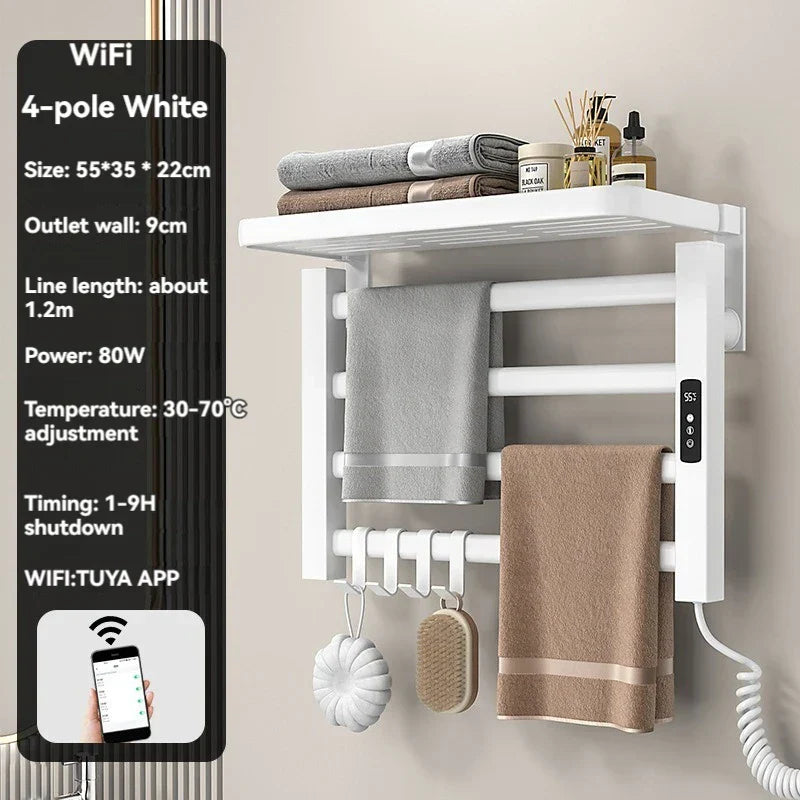 Warm Electric Towel Dryer Storage Rack