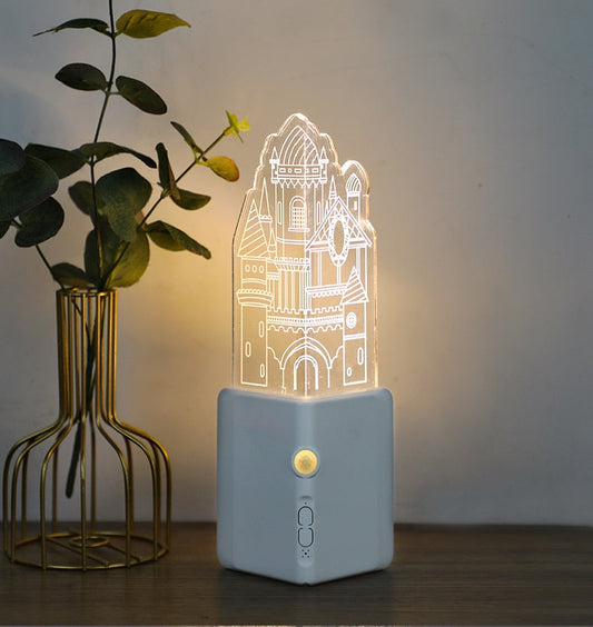 Colorful USB Chargeable Night Light Lamp - Pexav