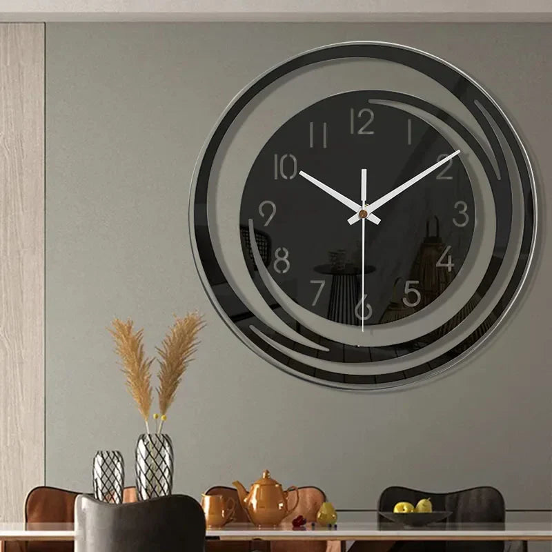 Quiet Round Analog Wall Clock - Pexav