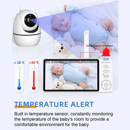Compact HD Baby Video Monitor with Night Vision Camera