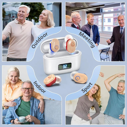 Compact Digital Hearing Aid with Noise Cancellation