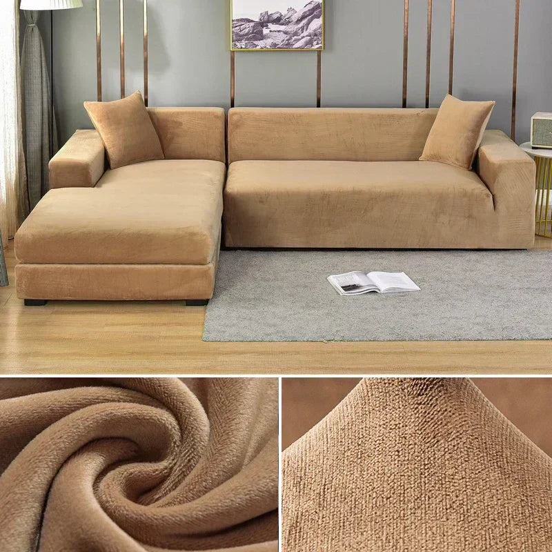 Soft Fitted Couch Slipcover