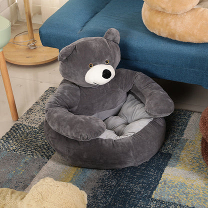Cozy Bear Design Warm Pet Dog Mattress