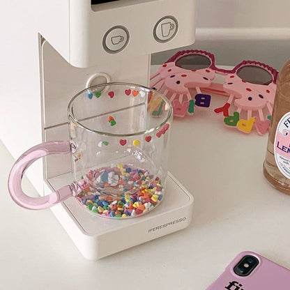 Insulated Double Walled Glass Mug - Pexav