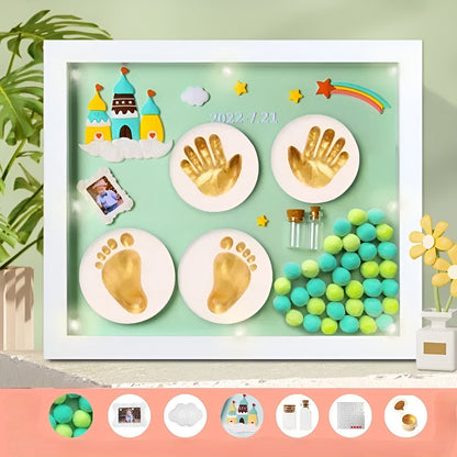 Personalized Baby Handprint and Footprint Art Kit