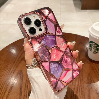Vibrant Patterned Stone Phone Cover