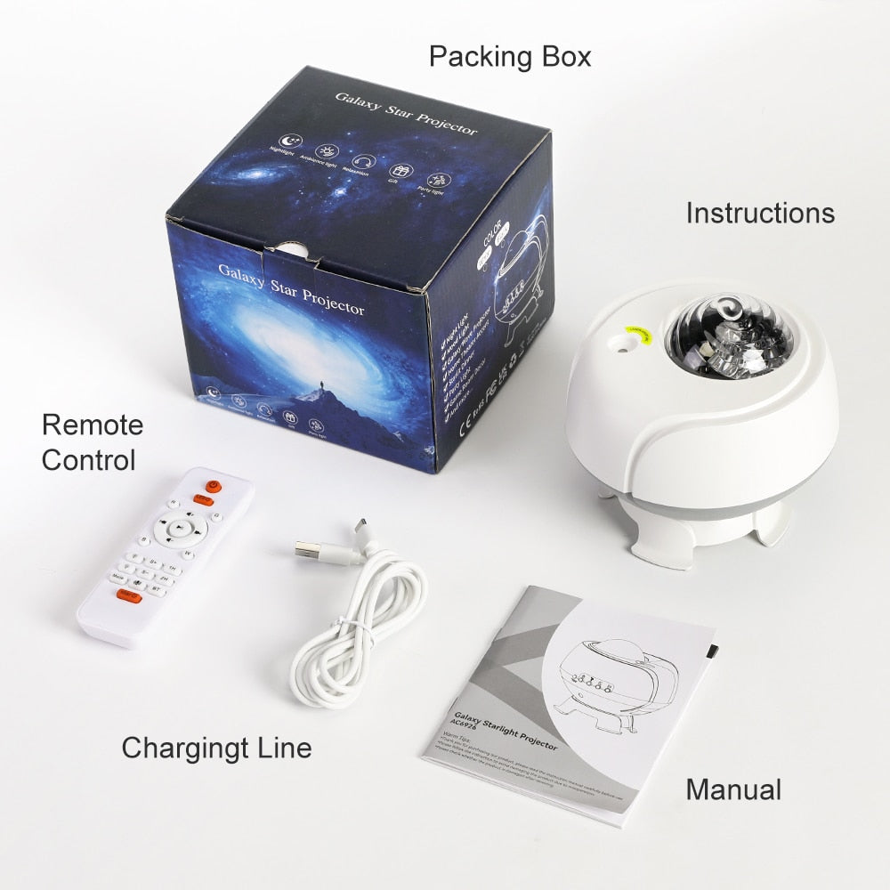 Cosmic Starry Night Table Lamp