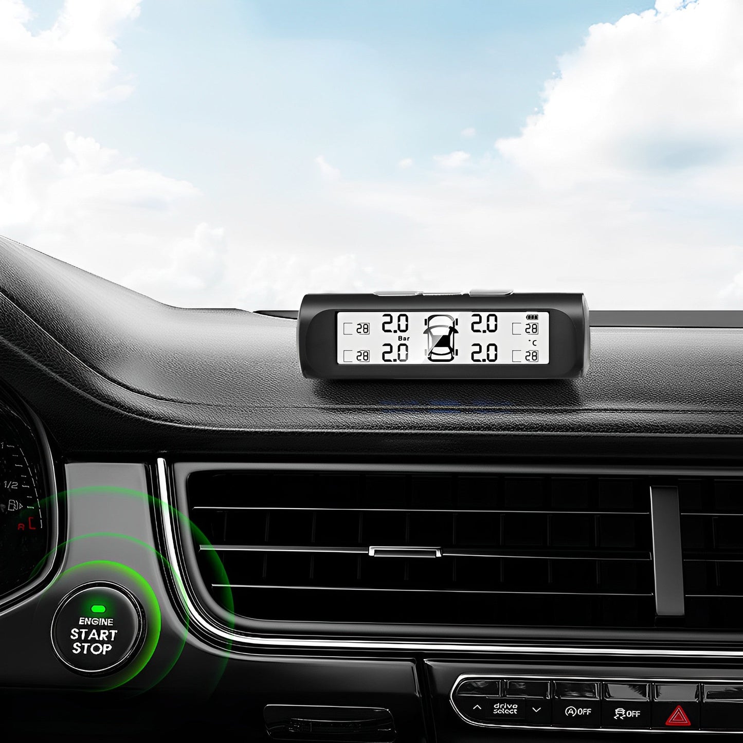 Accurate Car Tire Pressure Alert System