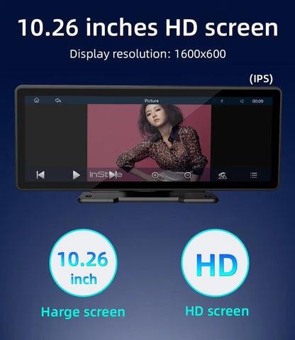 Touchscreen Car Stereo with Wireless CarPlay and Android Auto