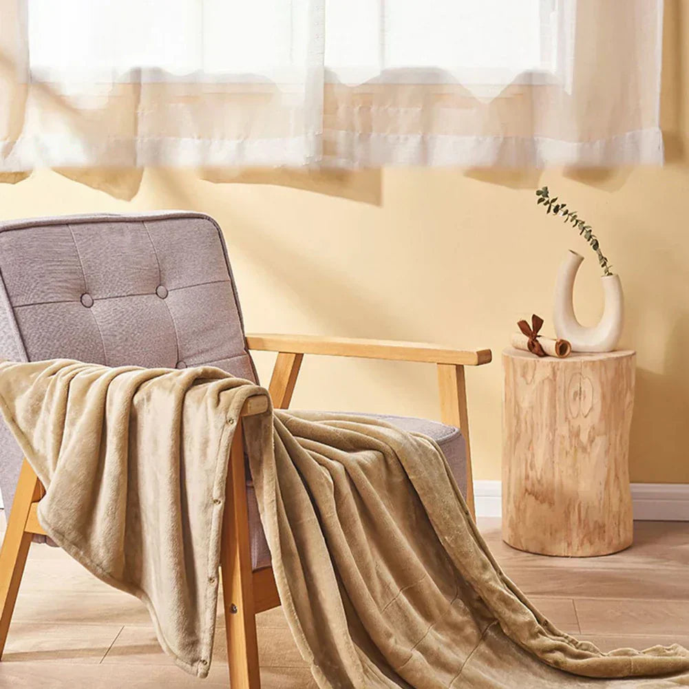 Soft USB Heated Blanket with 3 Temperature Settings - Pexav