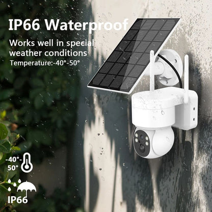 Wireless Solar Powered Outdoor Surveillance Camera - Pexav